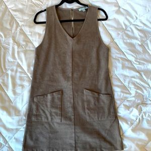 She + Sky suede dress